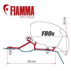 피아마 F80S 브라켓 (320 /340 어닝 전용)(르노마스터용)